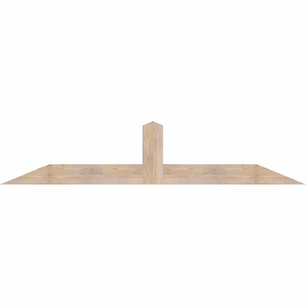 Ekena Millwork Portland Smooth Timber Gable Bracket, Douglas Fir, 84"W x 17"H x 5 1/2"D x 5 1/2"F, 5/12 Pitch GBW084X17X0606POR00SDF - main